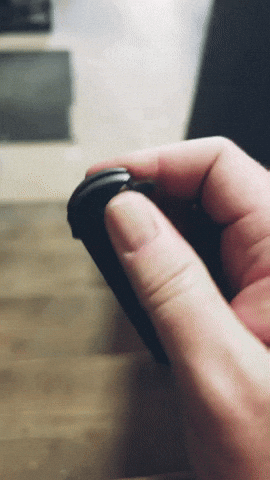 nilknarf1 protech chad nichols damascus milled titanium button lock GIF