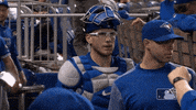 fist bumps GIF by MLB
