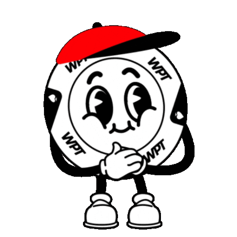 Poker Chip Sticker by World Poker Tour