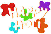 Holi Festival Colors Sticker by Chibi Samosa