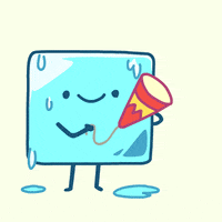 Cubemelt celebrate pop icecube cubemelt GIF