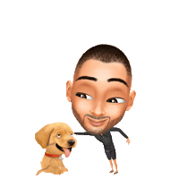 Dog Manthonyajr Sticker by Genies