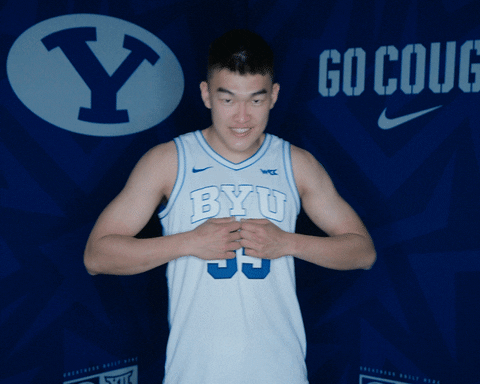 Byu Basketball Sport GIF by BYU Cougars