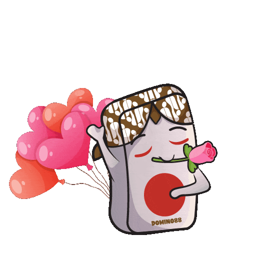 Heart Pink Sticker by Domino88 Official