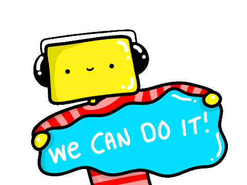 We Can Do This Sticker by The Squibbles