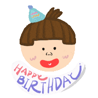 Happy Birthday Party Sticker