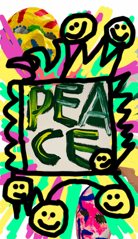 Love And Peace GIF by KaoruHironaka