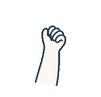 Left Hand Sticker by Meroware