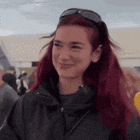 Awkward Dua Lipa GIF