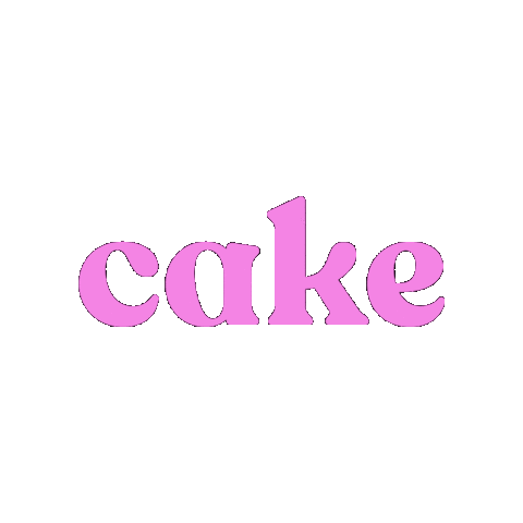 Pink Cake Sticker by Cafe Knotted