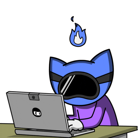 Hacker Hacking Sticker by Pizza Ninjas