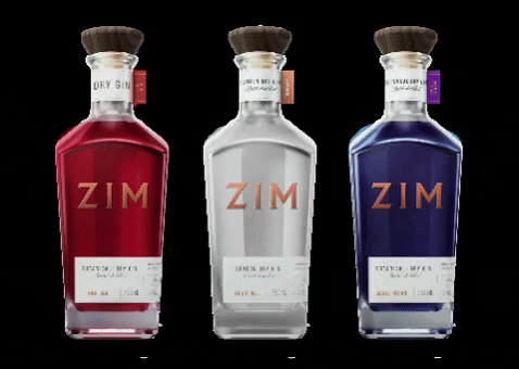 ZimDestilaria giphygifmaker zim gin colorido gin que muda de cor GIF