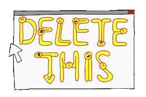 Sticker Delete Sticker by BuzzFeed Animation