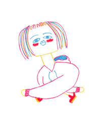 dibugabu hi colors walk hola GIF