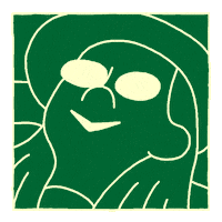 Talking Long Hair Sticker by Jared D. Weiss