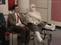 mr bean television GIF by Head Like an Orange