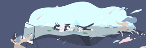 HO66 cat animal magic earth GIF