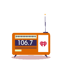 Radio Station Sticker by iHeartRadio