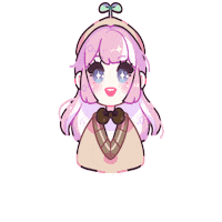 Girl Cartoon Sticker