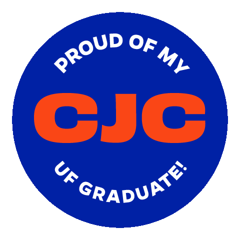 College Orange Sticker by UF J-School