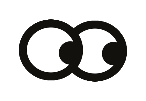 blink eyeroll Sticker by Lazy Oaf