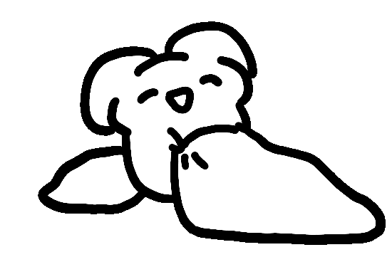 Sleep Rabbit Sticker by Annafish