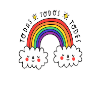 andreaortizmx love rainbow love is love todes Sticker