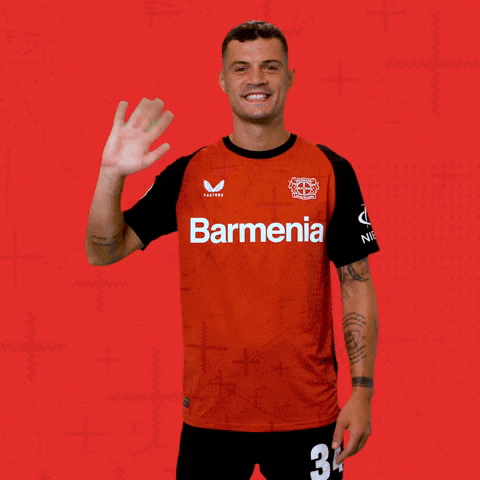 Bayer 04 Hello GIF by Bayer 04 Leverkusen