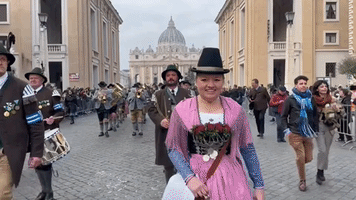 Bavarian Band Marches From Vatican 