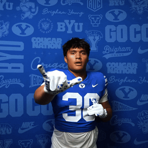 College Football Go Cougs GIF by BYU Cougars