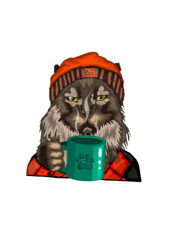 goodnoodleco giphyupload cat cool coffee Sticker