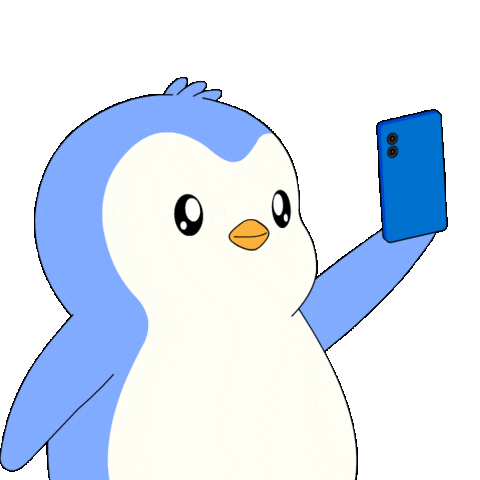 Wink Smile Sticker by Pudgy Penguins