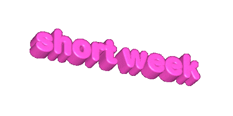 Long Weekend Short Week Sticker by Sabrina®