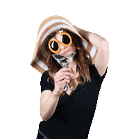 Zooey Deschanel Reaction Sticker by HelloGiggles
