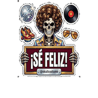 Halloween Emocionado Sticker
