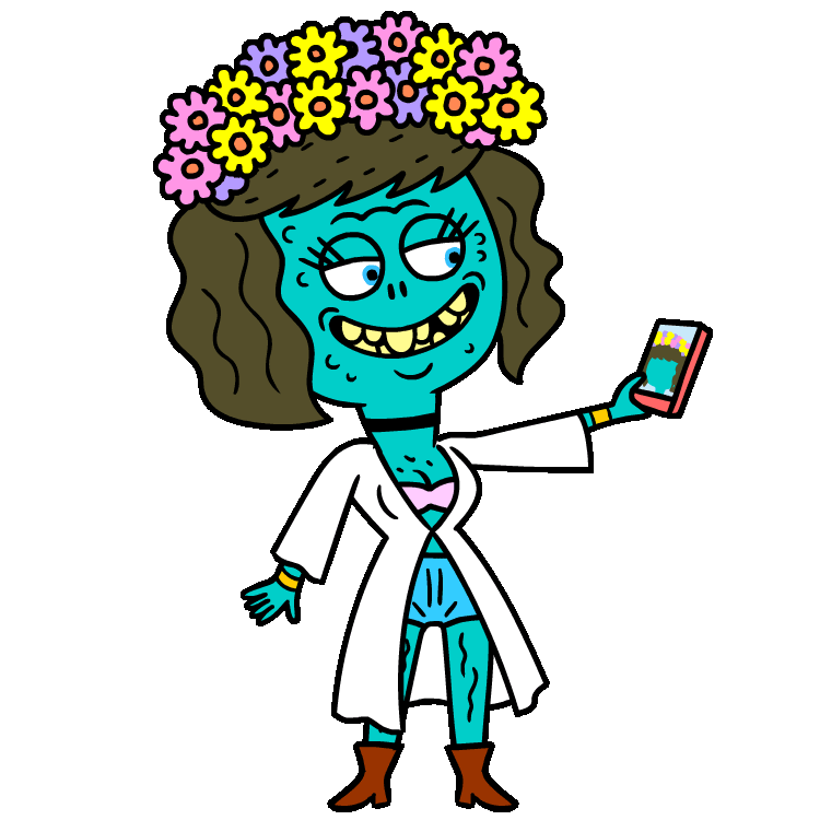 Cartoon Ghost Sticker by Augenblick Studios