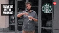 Drinking. In The Morning