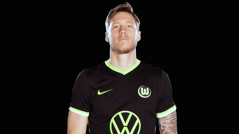 Wout Weghorst Reaction GIF by VfL Wolfsburg