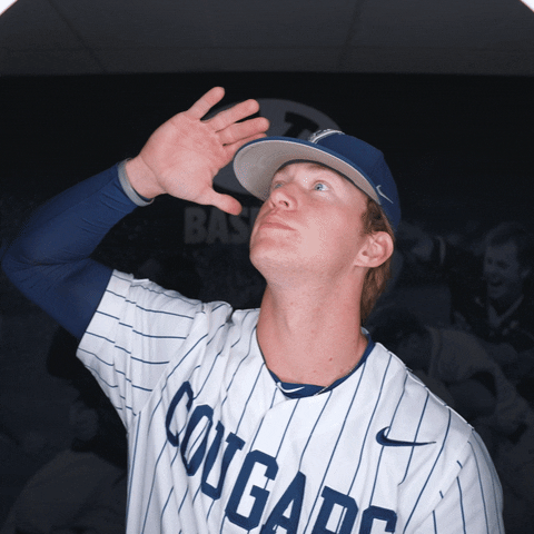 Sport Baseball GIF by BYU Cougars