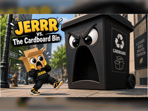 JERRR vs. The Cardboard Bin