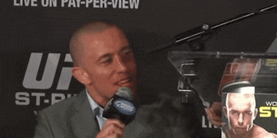 georgesrushstpierre crazy ufc mma gsp GIF