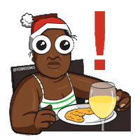 Angry Christmas Sticker