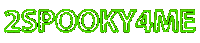 2Spooky4Me Sticker by Justin