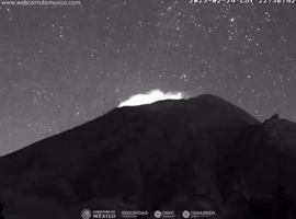 Mexico's Popocatepetl Volcano Erupts and Shoots Lava into Sky