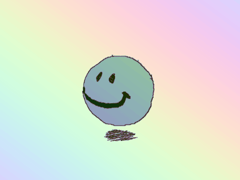 smiley face rainbow GIF by Xenoself