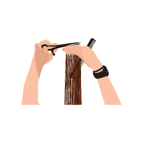 ashandoaksalon haircut hairstyle hair salon hair stylist Sticker