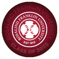 Rfu Sticker by Rosalind Franklin University of Medicine and Science