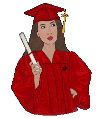 Girl Congratulations Sticker by Carrie Berkk | Carrie's Chronicles