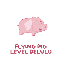 Believe In Yourself Pig Sticker by PositivelyPigasus