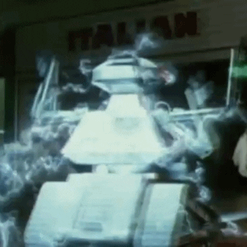 chopping mall horror GIF by absurdnoise